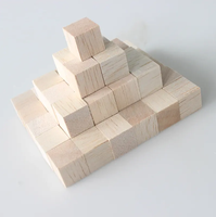 Bloc de balsa 50*50*50mm facile à découper pour l'art, l'artisanat, la modélisation architecturale, matériaux de modélisme, fabricant de bois de balsa