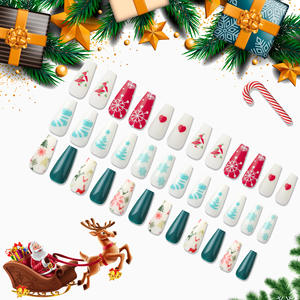 Diseños de <span class=keywords><strong>Uñas</strong></span> de Dibujos Animados de Navidad y Halloween, <span class=keywords><strong>Uñas</strong></span> <span class=keywords><strong>Postizas</strong></span> Ovaladas de Cobertura Completa <span class=keywords><strong>para</strong></span> Niños, Puntas de <span class=keywords><strong>Uñas</strong></span> <span class=keywords><strong>Postizas</strong></span> - Product Image 5