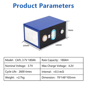 แบตเตอรี่ลิเธียมไอออนแบบแท่งปริซึม NCM ขนาด 3.7V 180ah 200ah 248h 280ah สำหรับเก็บพลังงานและใช้ในรถยนต์ - Product Image 2