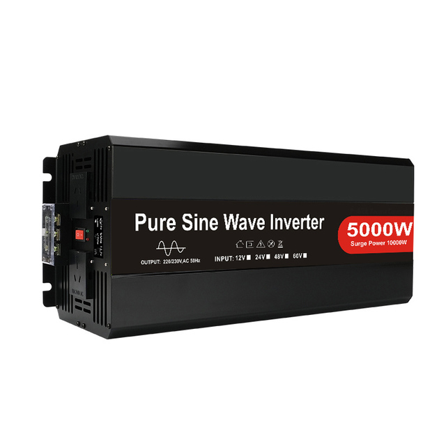 High Efficiency 5000W Pure Sine Wave Solar Panel Inverter DC48V to AC240V 10000W Peak Power with OEM Support