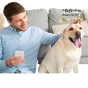 Caisse classique de luxe pour chien de compagnie pliable Type pratique de maison pour chien avec cadre en fil d'acier à motif solide Plateau en plastique Style simple - Product Image 5