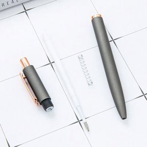 Wholesale Spray-Coated Metal Retractable 1.0Mm Custom Logo Smooth Writing Ballpoint Hotel Conference Gift Promotional <b>Pen</b> - Product Image 4