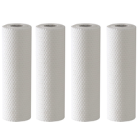 Rouleau de chiffons de nettoyage de cuisine imprimés, épais, absorbants, à déchirer à la main, pour un nettoyage facile