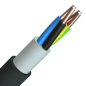 Cable de alimentación sin armadura N2XY Cables industriales estándar alemanes de PVC