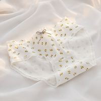 I-0506 Lot de 6 culottes en pur coton, mignonnes, douces, respirantes, avec nœud, pour jeunes filles, couleur unie, vêtements pour enfants