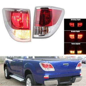 Conjunto de Luces Traseras para Mazda BT50/BT-50 2011-2015, Lente <span class=keywords><strong>Roja</strong></span> Nueva, Luz Trasera Interior y Exterior con Intermitentes y Luz de Freno - Product Image 3