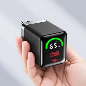 Nouveau chargeur USB C 45W, adaptateur de voyage type C avec écran HD discret, charge rapide PD, chargeurs muraux double USB-C - Product Image 5