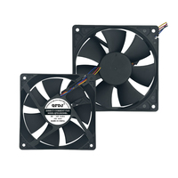 Ventilateur axial de refroidissement à basse vitesse 12V 24V 48V, 4 fils, 120*120*25mm, DC12025LBL, fourni par l'usine
