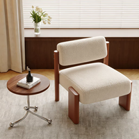 Fauteuil simple de style français moderne et minimaliste, fauteuil de lecture et de détente, fauteuil décoratif pour salon et balcon