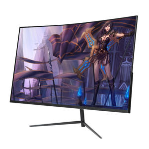 Moniteur LED incurvé 27 pouces, directement de l'usine, 1920*1080, 75 Hz, panneau MVA, temps de réponse de 5 ms, 99 % sRGB, moniteur de jeu pour PC - Product Image 1