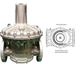 Regolatore di Pressione Pneumatico Madas FRG/2MC DN80 con Filtro Integrato per Gas - Product Image 2