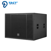 Caisson de basses actif unique de 18 pouces avec module amplificateur DSP Caisson de basses intérieur et extérieur