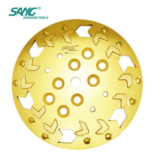 Disco de Corte de Metal Abrasivo Resistente al Desgaste SANG PCD y Arrow Segment, Disco de Pulido de Diamante <span class=keywords><strong>para</strong></span> Máquina Pulidora de Pisos de Concreto - Product Image 1