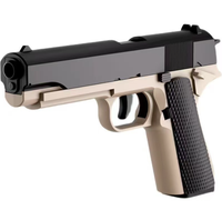 Pistolet jouet à balles souples M1911 pour enfants, pistolet Glock à coque pour enfants, pistolet Sand Eagle à prise manuelle pouvant lancer des balles manuelles USP