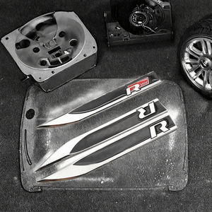 2pcs 3D Metal VW Golf <span class=keywords><strong>R</strong></span>-<span class=keywords><strong>Line</strong></span> Fender Side Wing Emblem Badges Car Stickers pour Volkswagen MK6 MK7 MK8 Accessoires pour VW Golf Cars - Product Image 3
