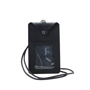 Pochette haut de gamme pour téléphone portable à grain croisé, porte-cartes tour de cou, sac de blindage du signal, sac anti-radiation, personnalisable avec logo. - Product Image 5