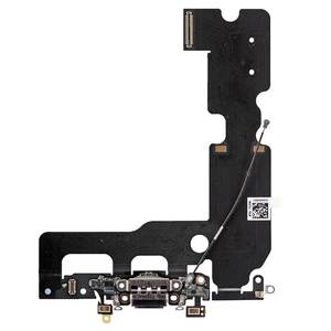 Cavo flessibile per connettore di ricarica Apple Lightning con microfono e antenna per iPhone 7 Plus nero - Product Image 1