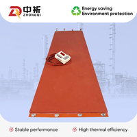 Alfombrilla Calefactora de Silicona de 600x600 mm para Entradas de Vehículos, Bolsas de Reparto de Comida y Pizza