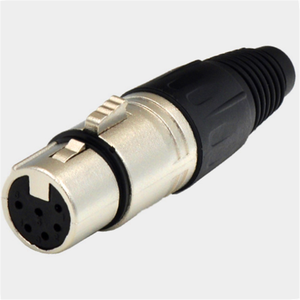 Connecteurs <span class=keywords><strong>jack</strong></span> audio, <span class=keywords><strong>prise</strong></span> mâle <span class=keywords><strong>et</strong></span> <span class=keywords><strong>femelle</strong></span>, en vrac, connecteurs de montage pour câble xlr, casque d'écoute, éclairage de scène, 6 broches - Product Image 2