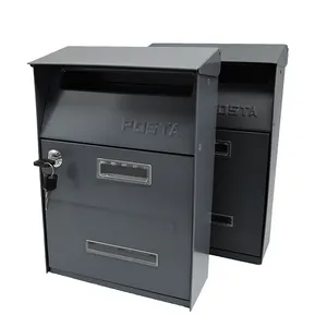 Factory Direct Low Price Metal Standing Mailbox Outdoor/Bulding Post Box For Apartment/Corten Steel Mailbox