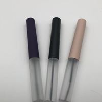Tube vide de 5 ml pour colle à cils, emballage de mascara, flacon transparent givré pour sérum de croissance des cils, contenant pour sérum pour cils