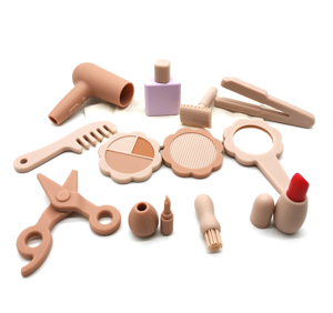 2025 नए मेकअप खिलौना सेट 12 पीसी सुरक्षित सौंदर्य कॉस्मेटिक सैलून खिलौने लड़कियों के लिए सिलिकॉन मेकअप किट - Product Image 3