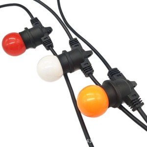 สายพ่วงกันน้ำสำหรับใช้งานกลางแจ้ง E26 E27 10 ช่องเสียบ IP65 สาย PVC SJTOW ปลั๊กแบบ Nema ชนิดปลาย C9 - Product Image 5