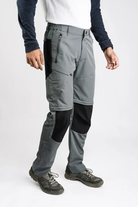 Vente chaude de pantalons de trekking convertibles pour hommes avec pantalons <span class=keywords><strong>d</strong></span>étachables à shorts pantalons Softshell respirants pour la randonnée personnalisée - Product Image 5