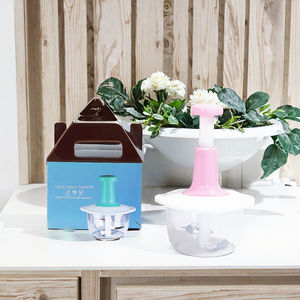 أشعة الشمس 1.5L مكبس خضروات يدوي عالي الجودة محمول متين بلاستيك للفاكهة والخضروات - Product Image 3