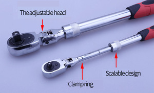 Metric Inch Công Cụ Ratchet Kết Hợp Bộ Cờ Lê Chrome Vanadi Thép 72T CRV Chất Liệu Kính Thiên Văn Ratchet Cờ Lê Cho Dụng Cụ Cầm Tay - Product Image 4