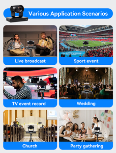 กล้องถ่ายทอดสด Anywii 4k วิดีโอ ไลฟ์สตรีมมิ่ง กล้อง IP PoE ไลฟ์สตรีมมิ่ง PTZ กล้องถ่ายทอดสด SDI PTZ NDI ซูม 12x 20x - Product Image 6
