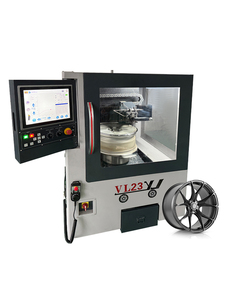 Léger et pratique VL23 tour Vertical roue finition Machine gain de place Mini plaque d'acier <span class=keywords><strong>jante</strong></span> réparation double broches - Product Image 4