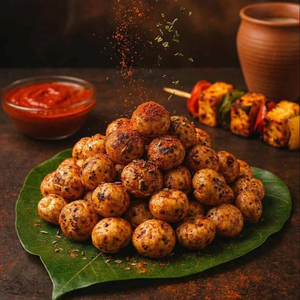 Organic Roasted Flavoured Makhana Fox Nuts Tandoori Classic Indian Spiced Healthy <b>Snack</b> Semi-Soft Texture 12 Months Shelf Life - Product Image 1