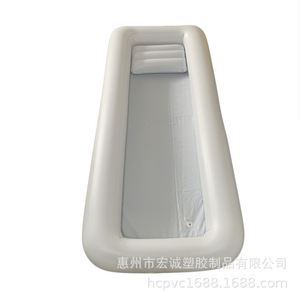 Water Mattress Rectangular 0.35mm Pvc <b>Inflatable</b> Air Bed For Home Sauna Spa Use - Product Image 5
