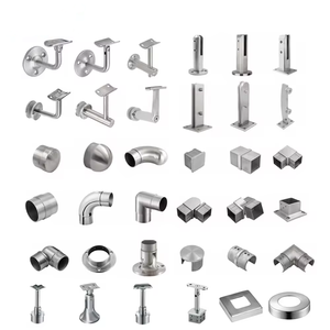 Inox נירוסטה אביזרי מעקה מעקה מעקה מעקות זכוכית אביזרי להבים מעקה - Product Image 4