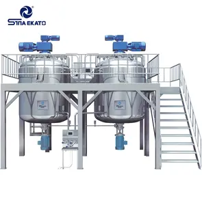 Mixer elektromagenizer cair sampo mesin pembuat deterjen sabun cair Mixer emulsifikasi kosmetik dari SINA EKATO