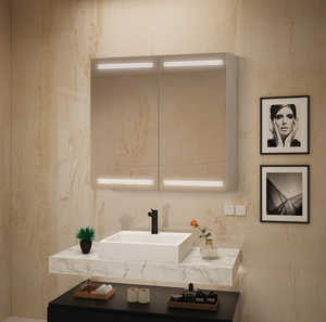 Miroir de vanité de salle de bains en plastique mené avec de haute qualité - Product Image 3
