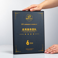 Trofeos de Madera y Fibra de Carbono Negros con Logotipo Personalizado al por Mayor, Premios de Honor para Empresas, Placas de Autorización Comercial