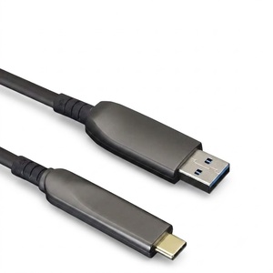 Kabel USB-C Optik Aktif Jarak Jauh USB 3.2 10Gbps Transfer Data Kecepatan Tinggi untuk Kamera Gaming PTZ Isolasi PVC - Product Image 3