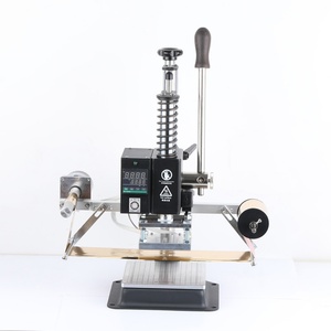 Machine de marquage à chaud numérique manuelle pour le gaufrage et le pressage à chaud, idéale pour l'impression sur cuir - Product Image 1