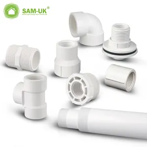Pvc Pipes And Pvc Fittings Wholesale Custom Size Water Supply And Drainage High Pressure Standard Pvc Sanitary Pipe Fittings Upvc Names Pipe Fittings