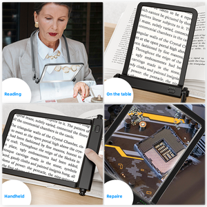 Kính lúp cổ rảnh tay với đèn LED điều chỉnh sáng, trợ giúp đọc sách cho người cao niên, món quà hoàn hảo cho cha mẹ già - Product Image 6