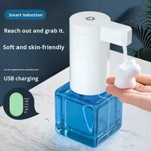 Vertikale voll automatische intelligente Sensorschaum-Hand waschmaschine Heimgebrauch Kontakt freier Infrarot sensor Seifensp ender <span class=keywords><strong>USB</strong></span> - Product Image 1