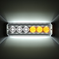 Nouveau 24V stroboscope clignotant LED Ambulance marqueur latéral monté en surface 6LED voyant d'avertissement
