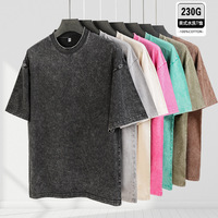 Vente directe usine OEM en gros – T-shirt homme oversize vierge, écologique, épais, lavé, imprimé numériquement directement sur le tissu