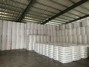 Fil fantaisie brut non cranté en nylon 6, type Angola Alpaca, poils de lapin 8D 12D 15D, entièrement mat, écologique, ignifuge, 65mm - Product Image 3