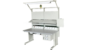 LEENOL-acciaio resistente ESD banco da lavoro tavolo da lavoro Workstation Workstation banco con cassetti - Product Image 3