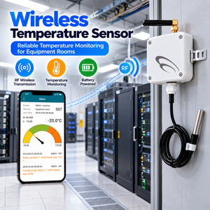 Capteur de température sans fil pour la surveillance à distance des laboratoires RF et de l'industrie médicale - Product Image 1