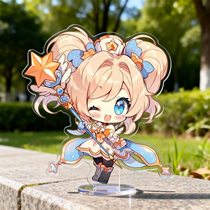 Letrero Transparente Personalizado de Plástico con Figura de Anime, Adorno Decorativo para Escritorio, para Fiestas, Sala de Juegos, Venta al Por Mayor - Product Image 2
