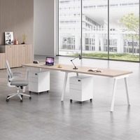 Bureau de travail en bois en forme de L au design moderne, hauteur réglable, tiroir avec serrure mécanique à combinaison, couleur personnalisée, garantie de 2 ans